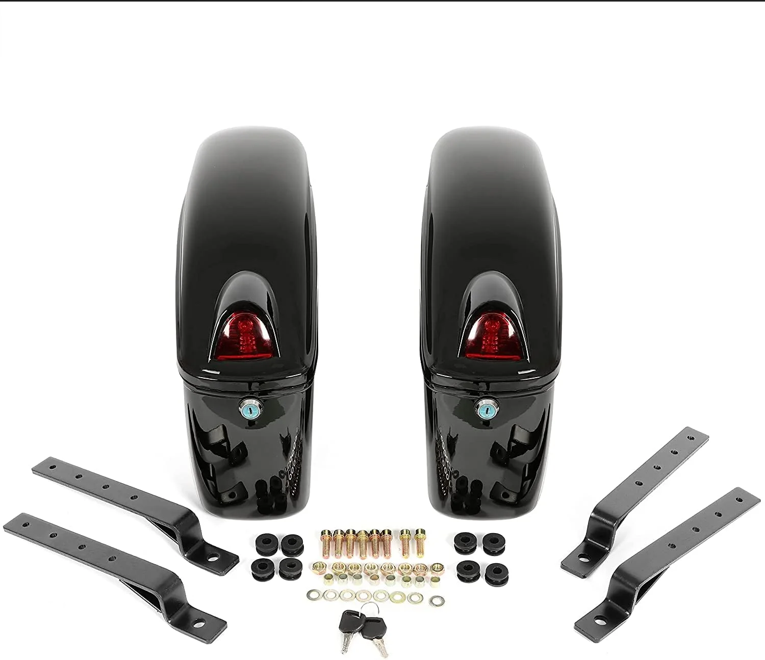 Hard Saddle Bags With Locks | 250cc Choppers - Image 5