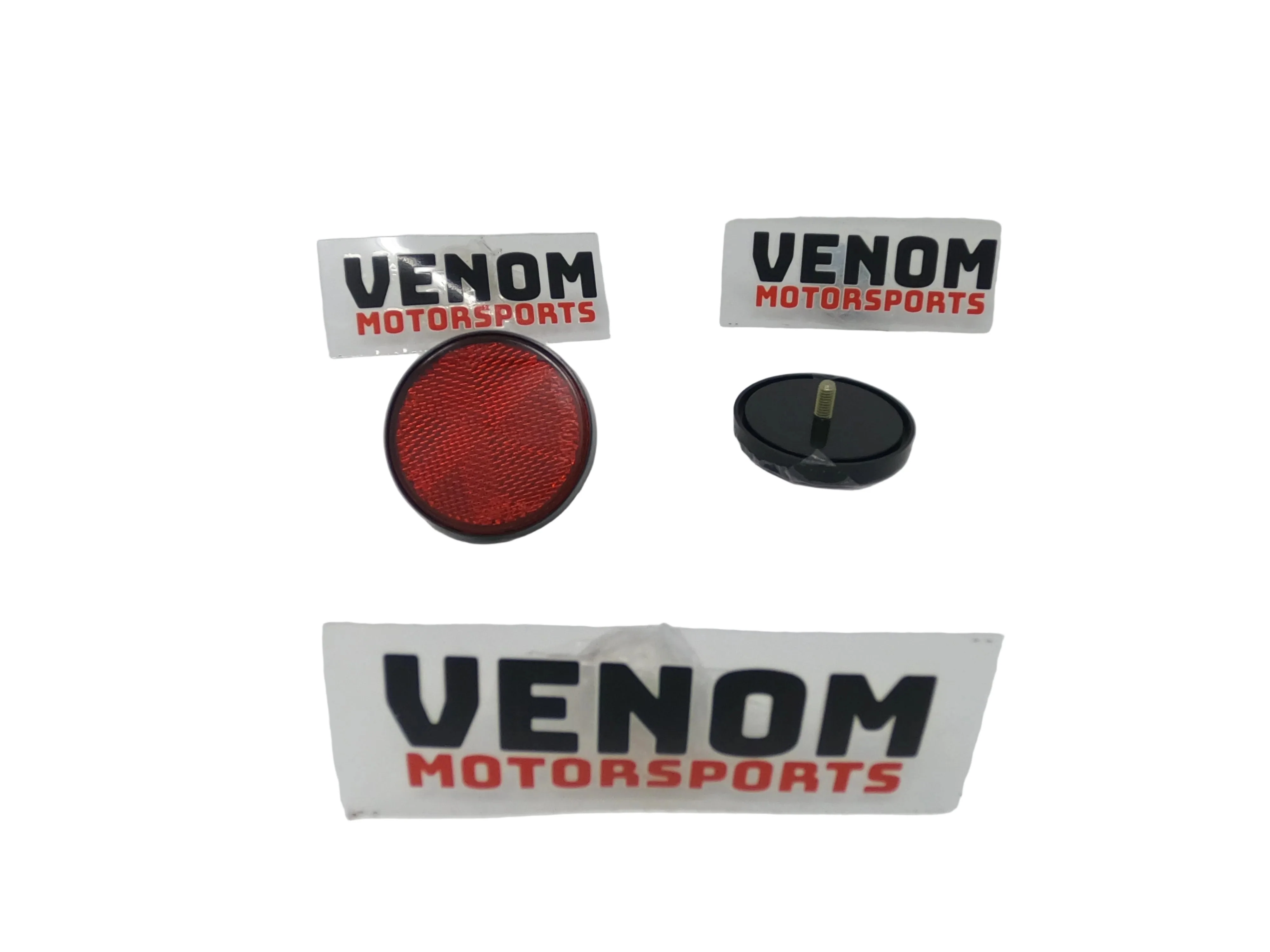 Venom 1000w E-Racer ATV | Round Reflectors (Red) [1780800006]