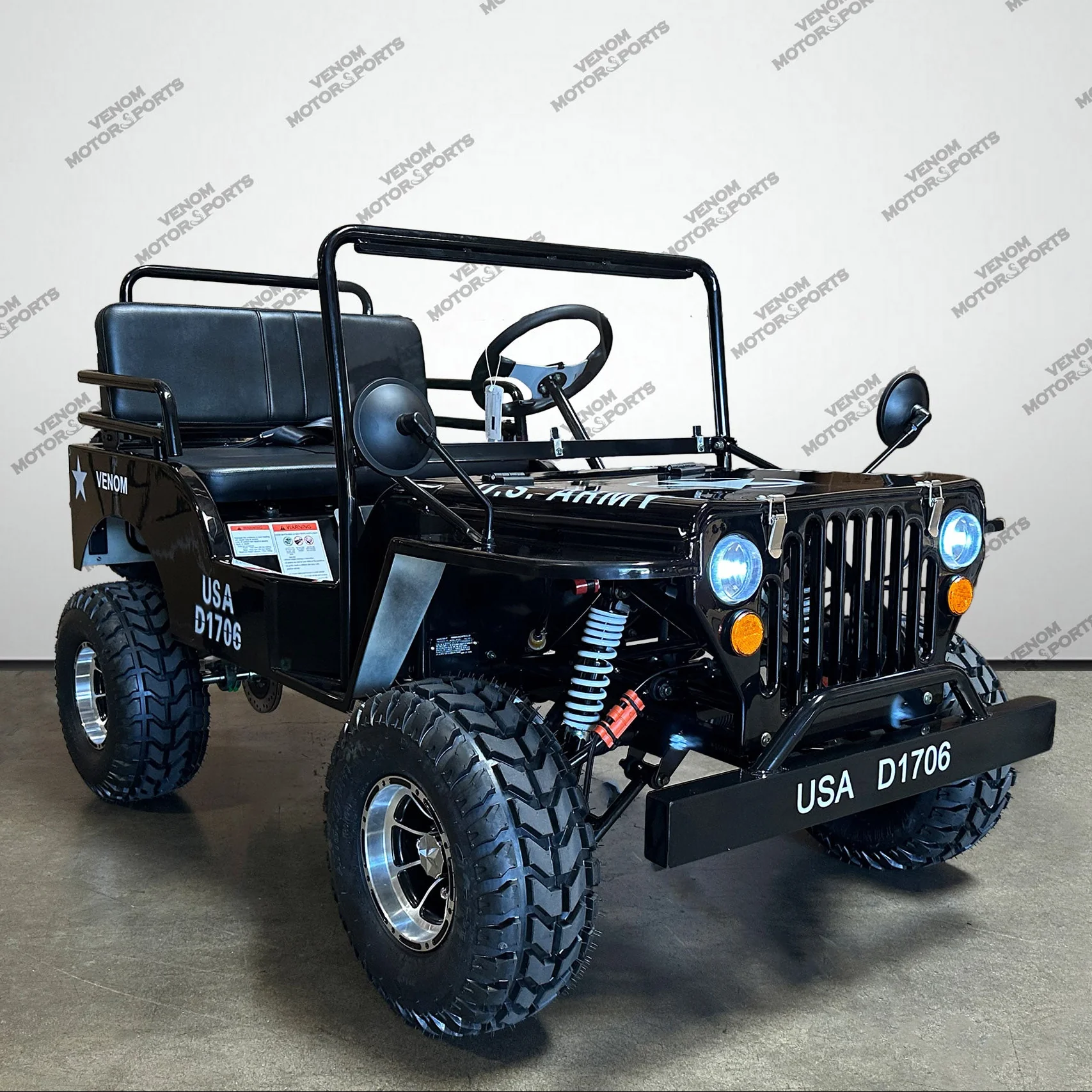 Venom Mini Jeep | 125cc | 2 Seater | Willys Edition | 3 Speed - Image 12