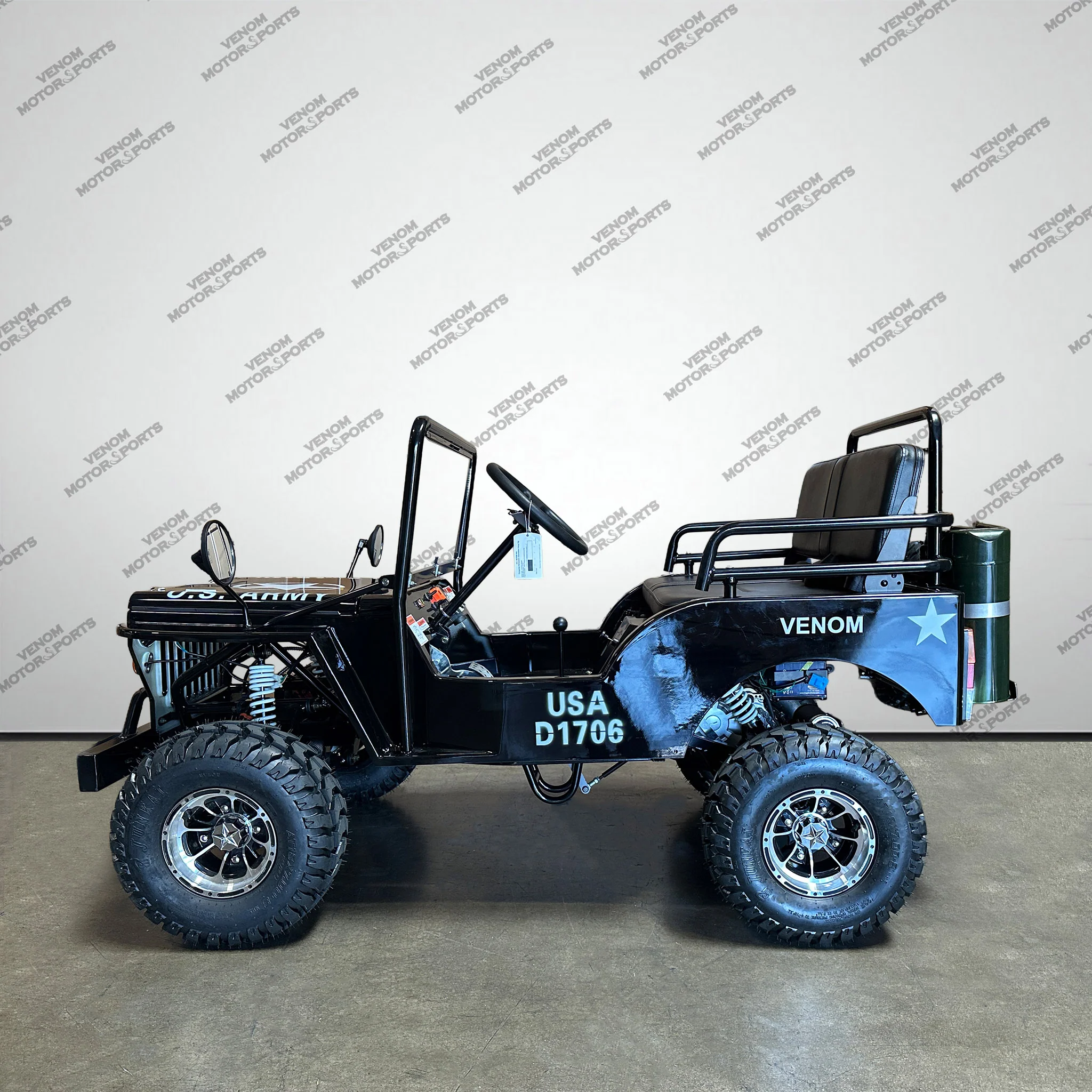 Venom Mini Jeep | 125cc | 2 Seater | Willys Edition | 3 Speed - Image 26