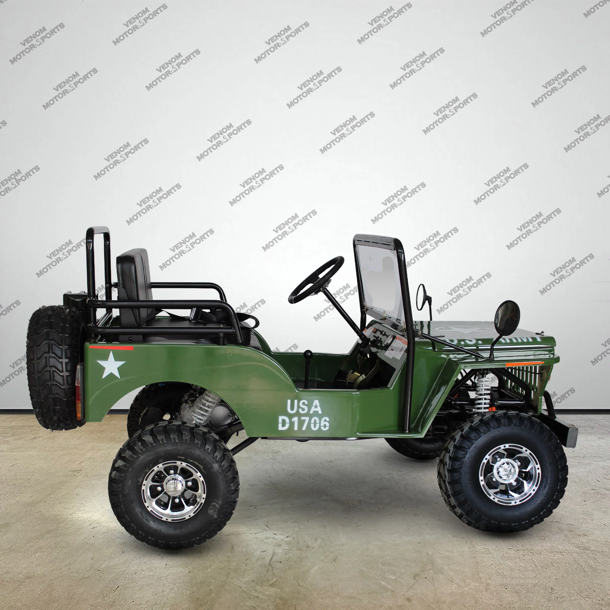 Venom Mini Jeep | 125cc | 2 Seater | Willys Edition | 3 Speed - Image 6