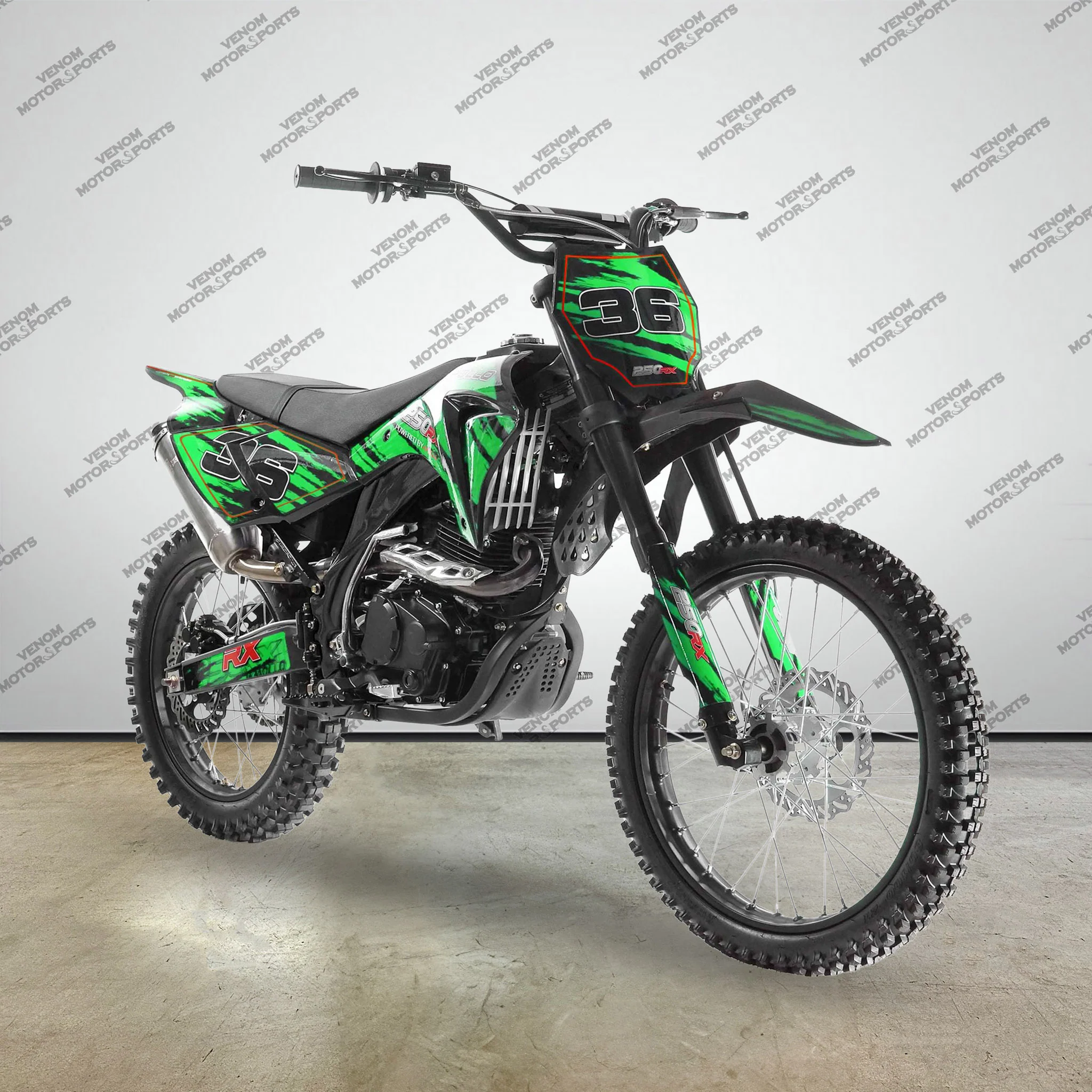 Venom 250cc Dirt Bike | Motocross | 5 Speed | Off Road - Image 6