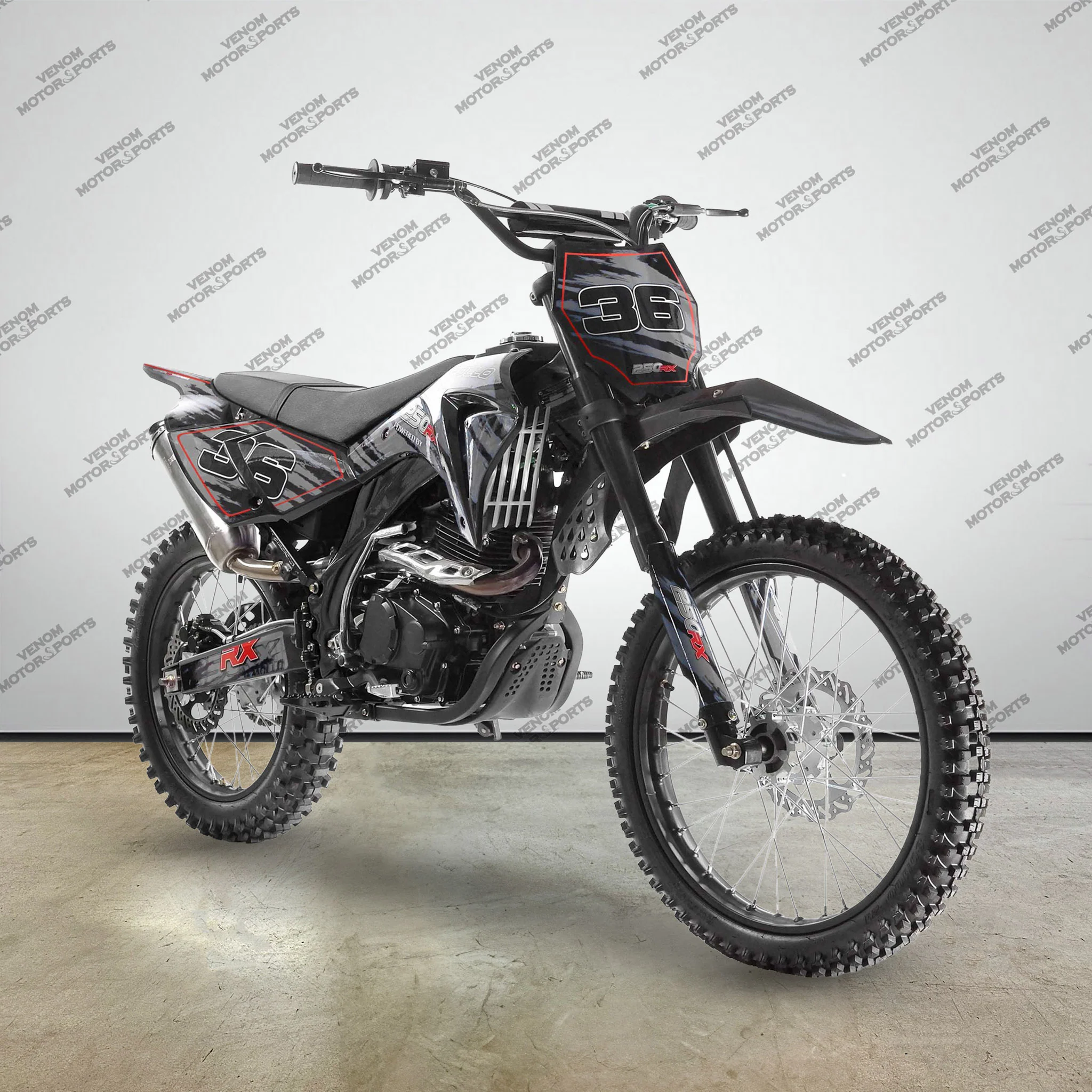 Venom 250cc Dirt Bike | Motocross | 5 Speed | Off Road - Image 8