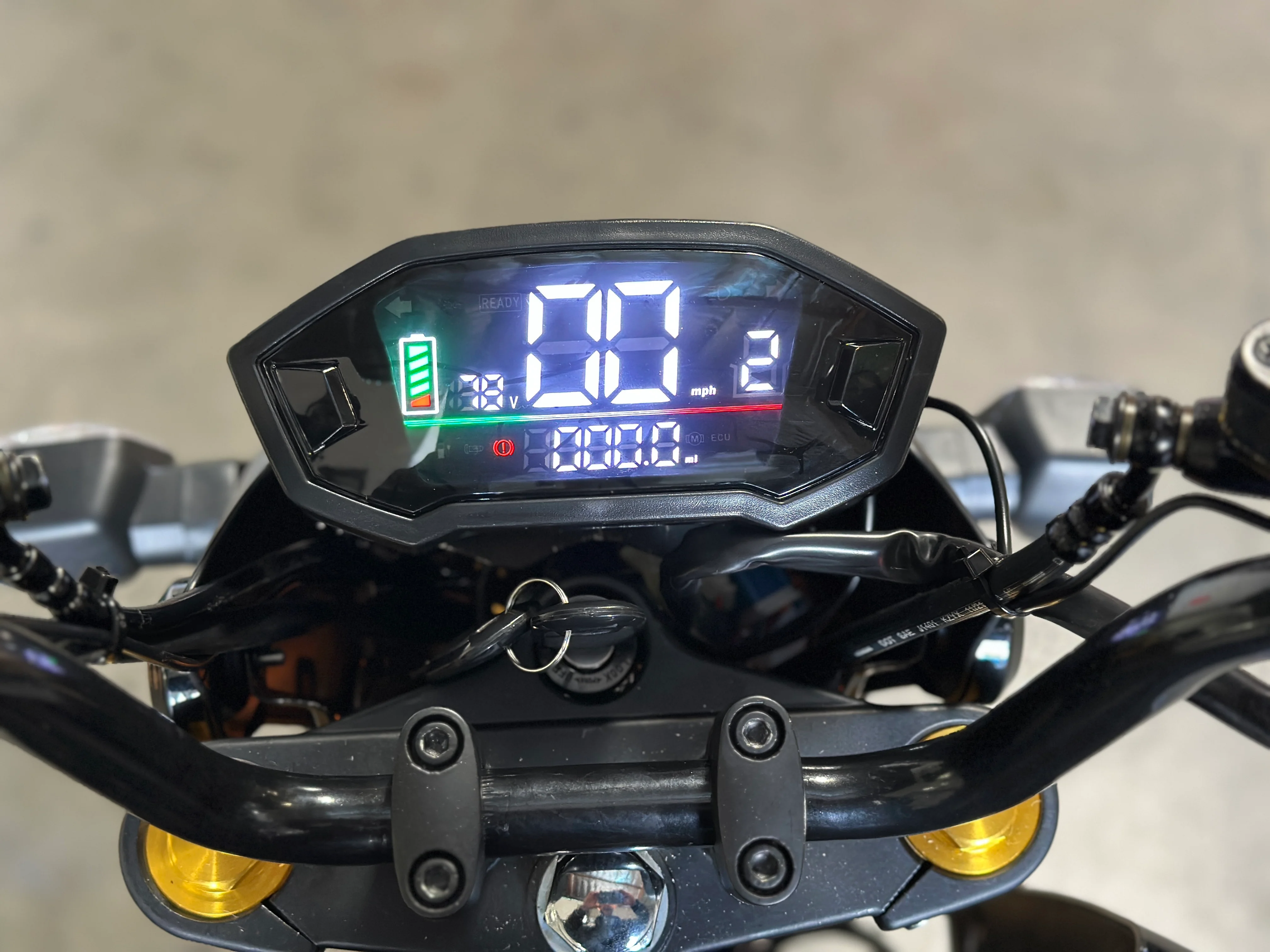 2000W E-Vader Electric Motorcycle | Brushless | 72V - Image 19
