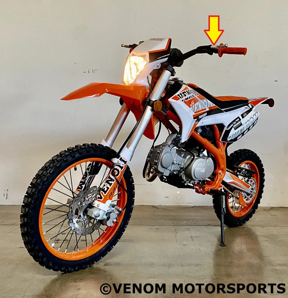 Venom Thunder 125cc Dirt Bike | Clutch Lever (310009029001) - Image 3